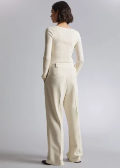 Hot Merino Ribstrikket Troje Kvinder Strik