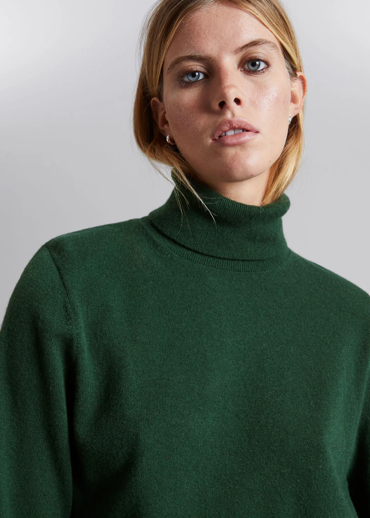 Best Merino Rullekrave Striktroje Kvinder Strik