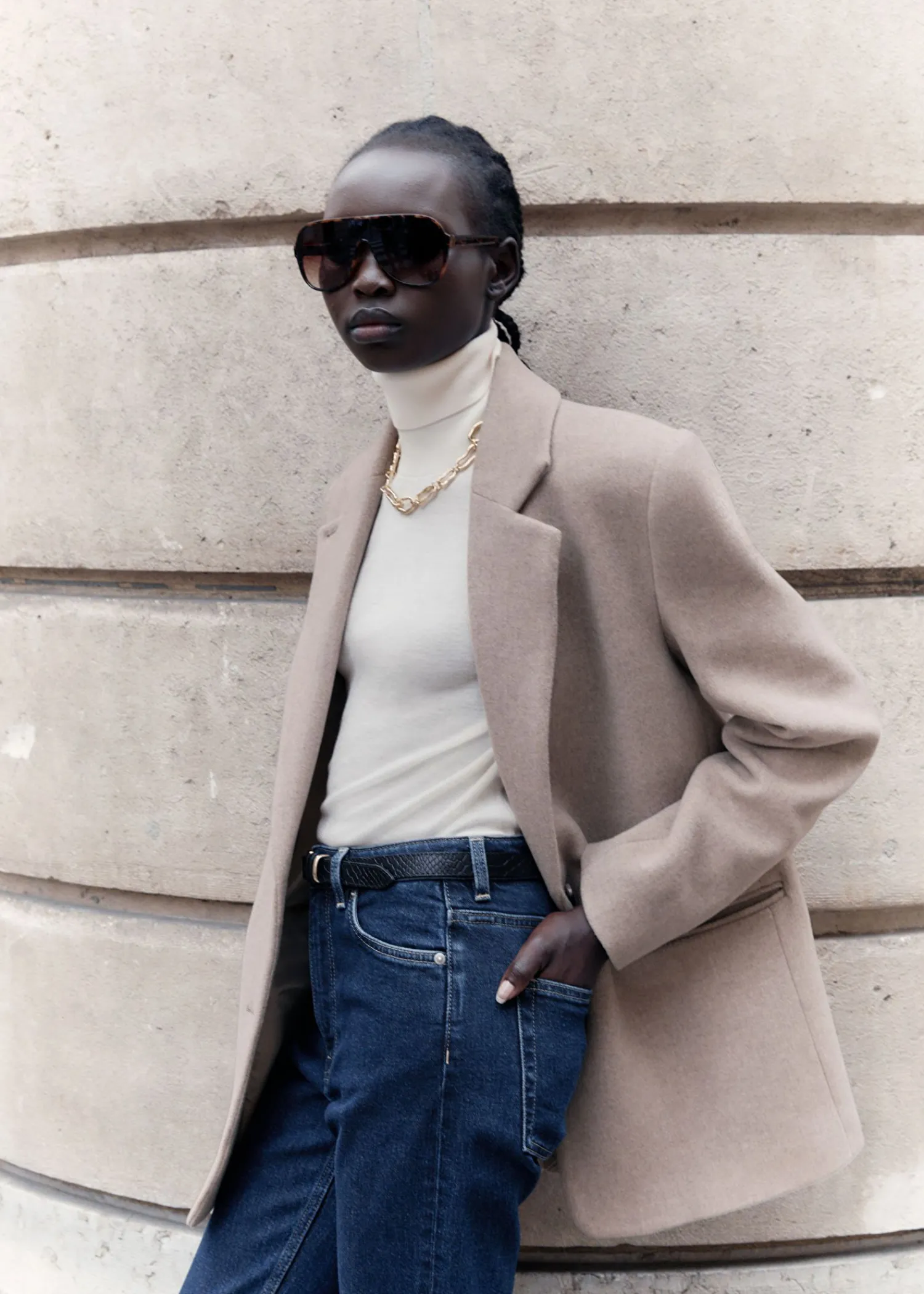 Outlet Merino Rullekravetroje Kvinder Toppe