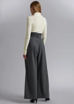 Outlet Merino Rullekravetroje Kvinder Toppe