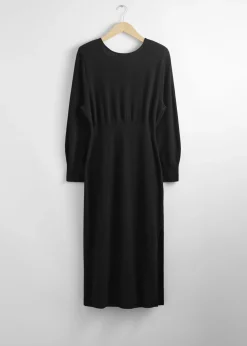 Discount Merino Strik Midikjole Kvinder Kjoler