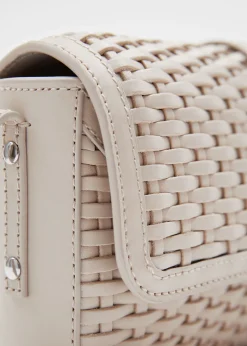 Best Messenger-Taske I Flettet Laeder Kvinder Skuldertasker