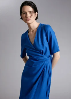 Sale Midi Sla Om Kjole Kvinder Kjoler