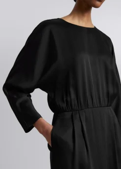 Sale Midikjole Med Aben Ryg Kvinder Kjoler