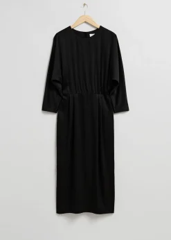 Sale Midikjole Med Aben Ryg Kvinder Kjoler