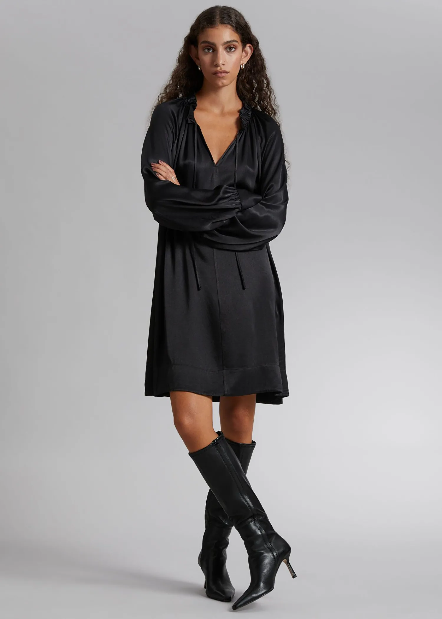 Flash Sale Midikjole Med Bindeband Kvinder Kjoler