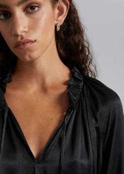 Flash Sale Midikjole Med Bindeband Kvinder Kjoler