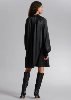 Flash Sale Midikjole Med Bindeband Kvinder Kjoler