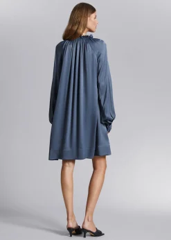 Store Midikjole Med Bindeband Kvinder Kjoler