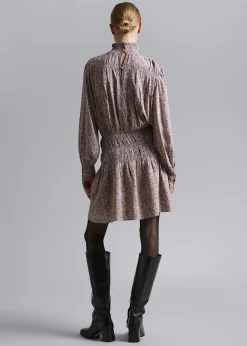 Shop Minikjole Med Smockhals Kvinder Kjoler