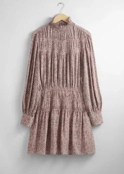 Shop Minikjole Med Smockhals Kvinder Kjoler