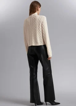 Online Mock Neck Merino Jumper Kvinder Strik