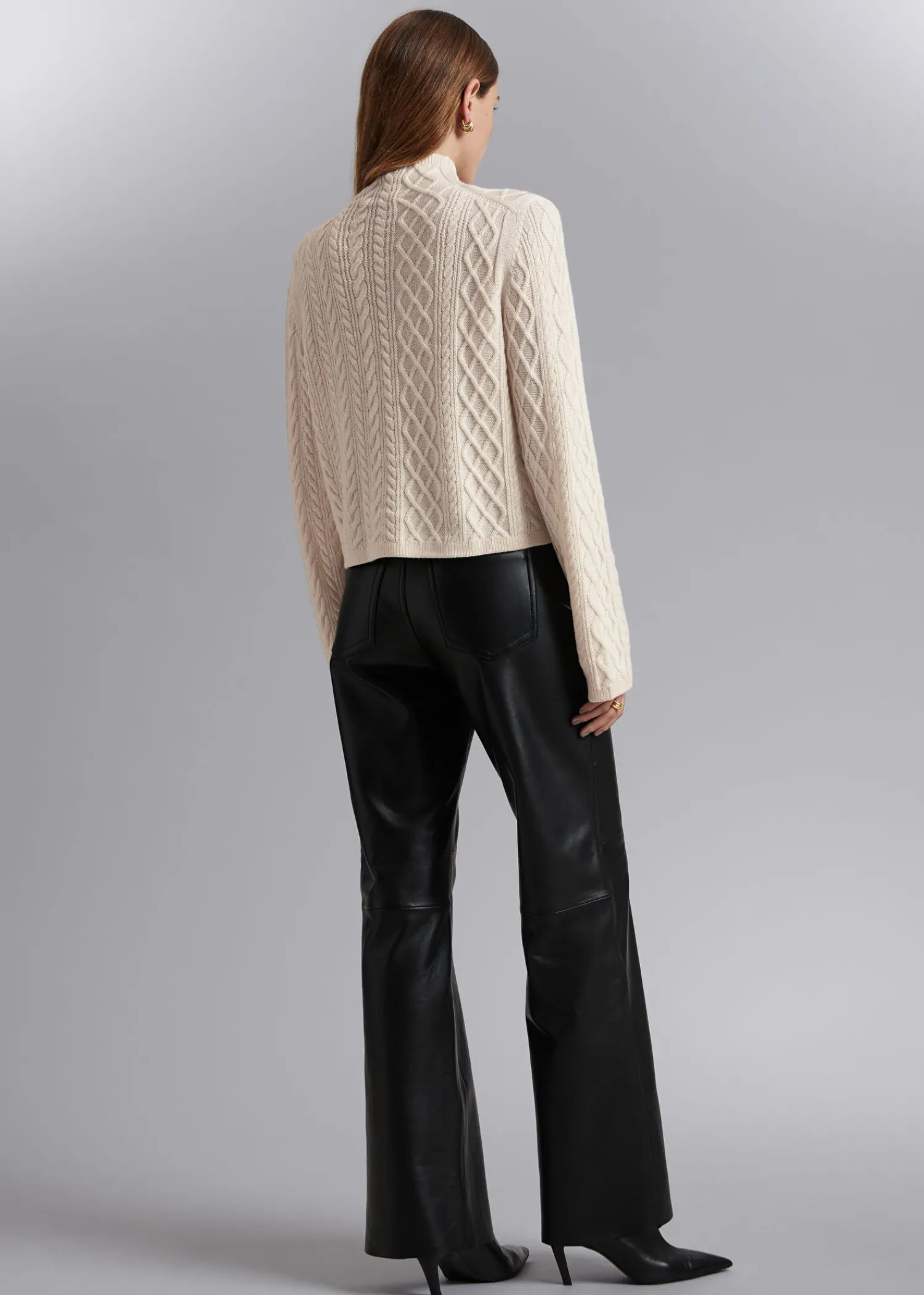 Online Mock Neck Merino Jumper Kvinder Strik