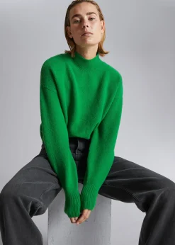 Best Mock-Neck Sweater Kvinder Strik