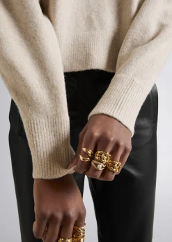 Best Mock-Neck Sweater Kvinder Strik