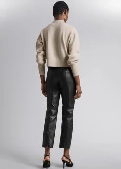 Best Mock-Neck Sweater Kvinder Strik