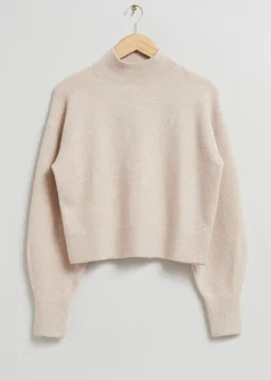 Best Mock-Neck Sweater Kvinder Strik