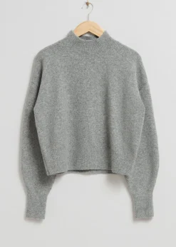 Best Mock-Neck Sweater Kvinder Strik