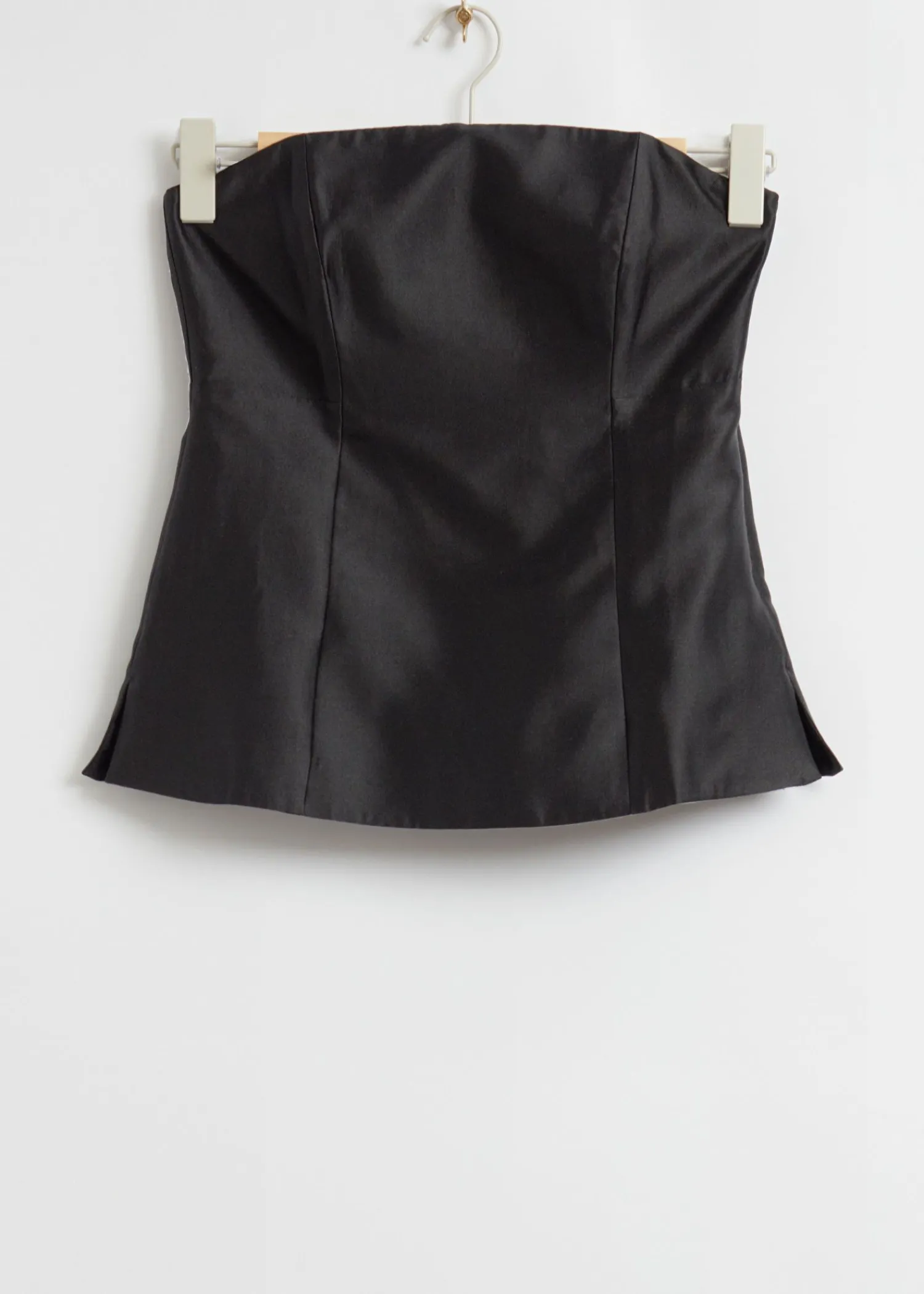 Clearance Monteret Mulberry Silk Tube Top Kvinder Toppe