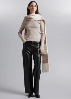 Best Sale Monteret Scoop-Neck Top Kvinder Toppe