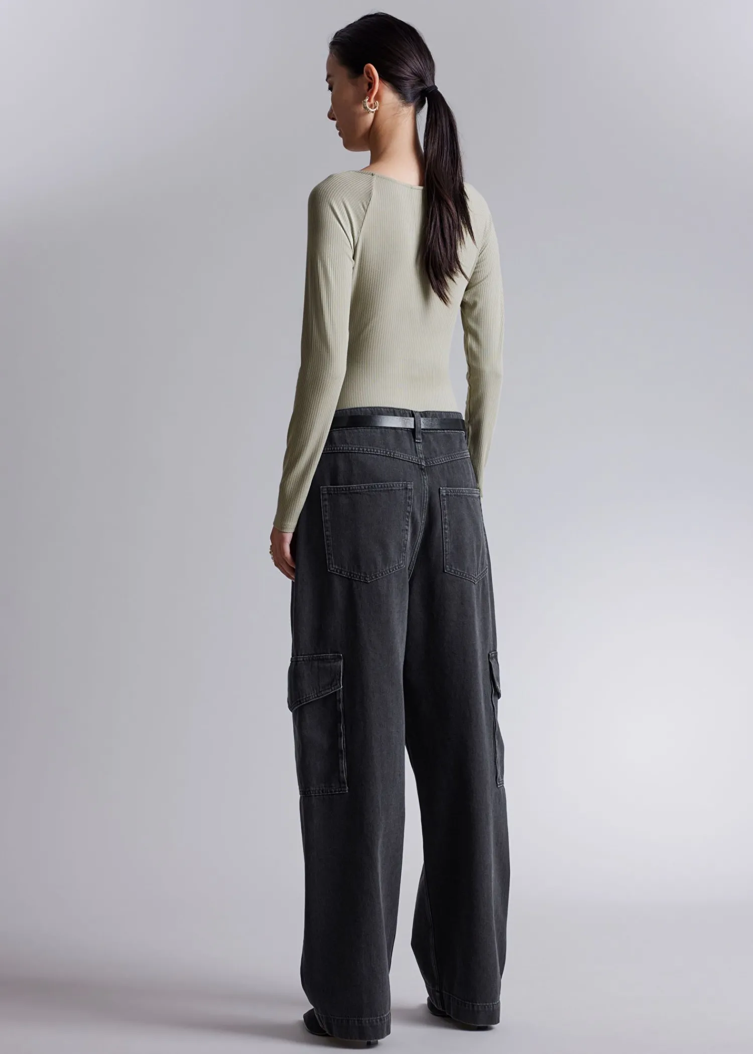 Store Off-Soulder Wrap Bodysuit Kvinder Toppe