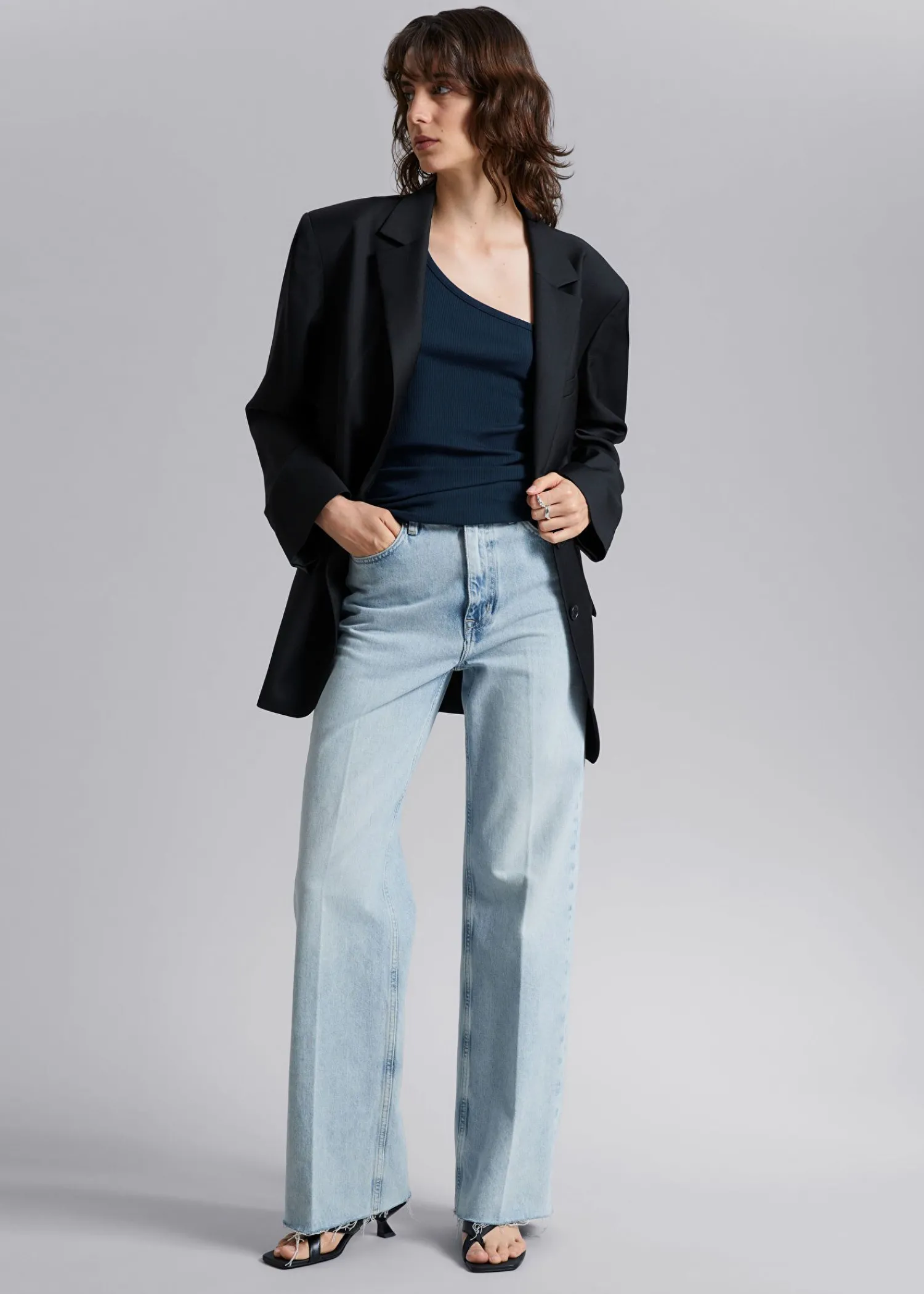 Best Sale One Shoulder Top Kvinder Toppe