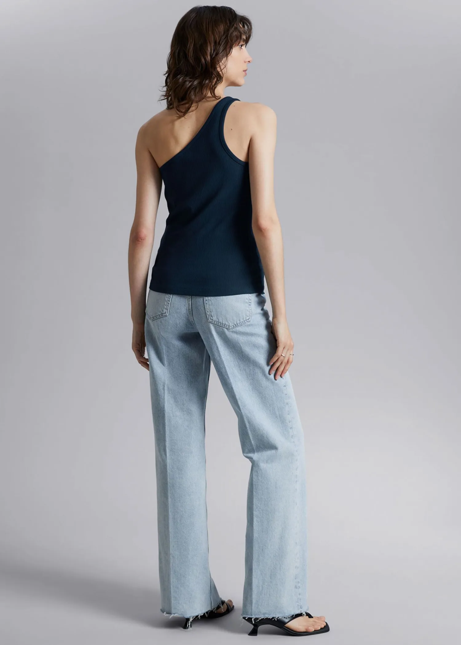 Best Sale One Shoulder Top Kvinder Toppe