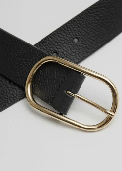 Best Ovalt Laederbaelte Med Spaende Kvinder Bælter