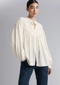 Fashion Oversized Flaesebluse Kvinder Bluser Og Skjorter