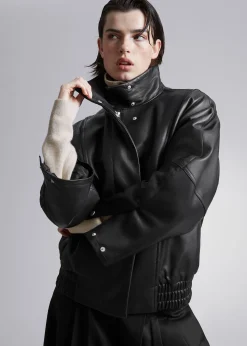 Best Oversized Laederjakke Kvinder Frakker & Jakker