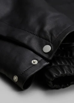 Best Oversized Laederjakke Kvinder Frakker & Jakker