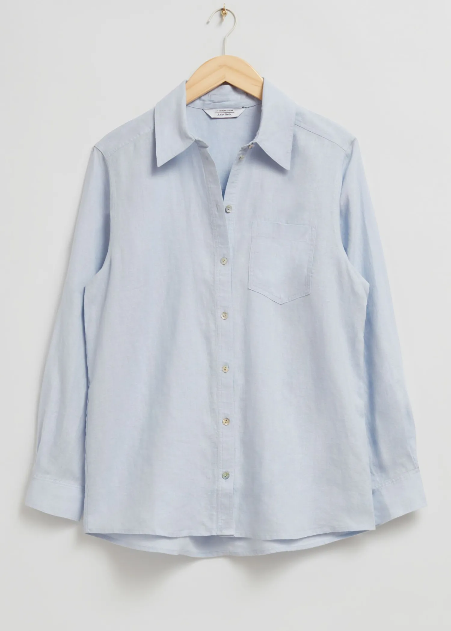 Shop Oversized Patch Pocket Skjorte Kvinder Bluser Og Skjorter