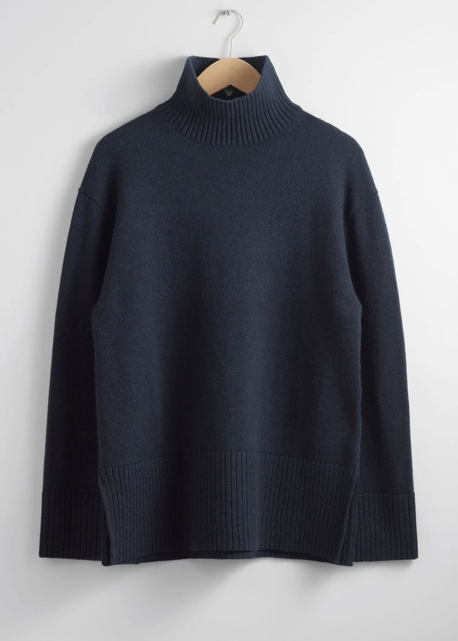 New Oversized Rullekrave Merino Troje Kvinder Strik