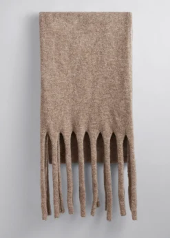 Cheap Oversized Uld-Blend Torklaede Kvinder Matchende Sæt