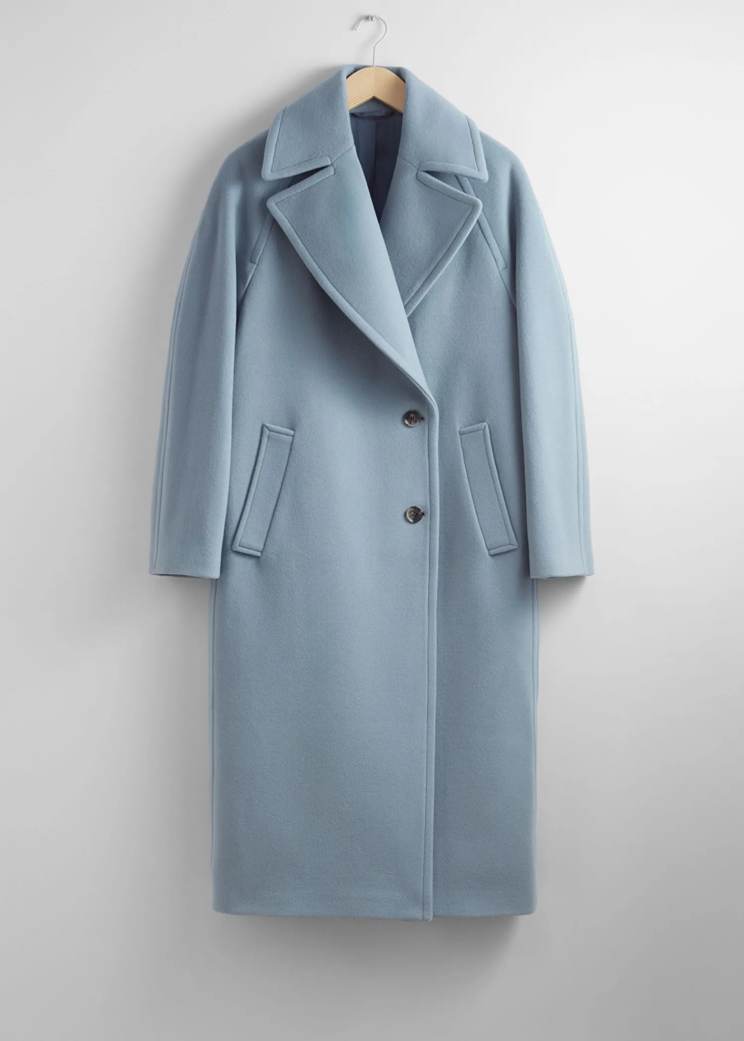 Store Oversized Uldfrakke Kvinder Frakker & Jakker