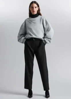 Cheap Paperbag Taljebukser Kvinder Bukser