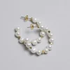 Sale Pearl Hoop Oreringe Kvinder Oreringe