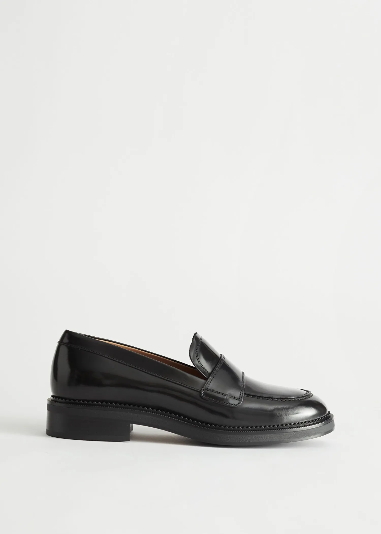 Store Penny Loafers I Laeder Kvinder Lejligheder