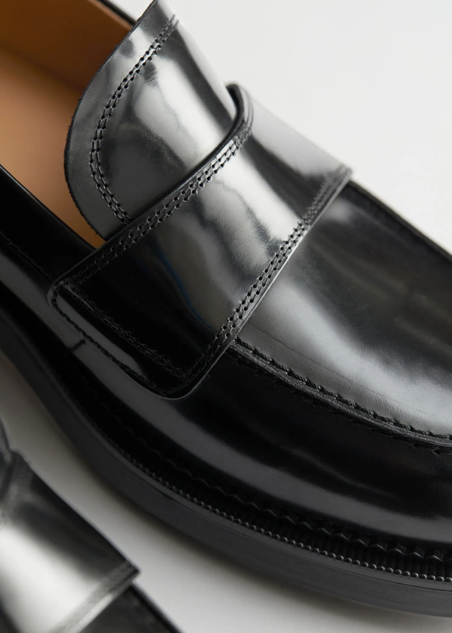 Store Penny Loafers I Laeder Kvinder Lejligheder