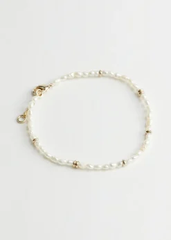 Outlet Perlearmband Med Perler Kvinder Armband