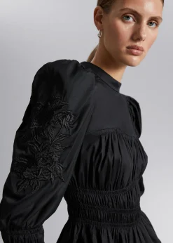 Shop Puff Sleeve Peplum Bluse Kvinder Bluser Og Skjorter