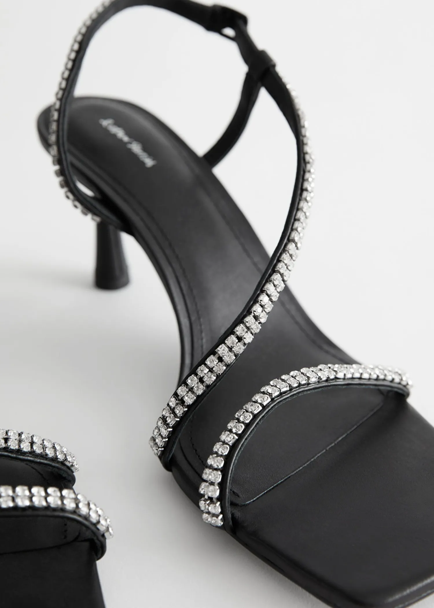 Cheap Rhinestone Sandaler Med Stropper Kvinder Sandaler Med Hael