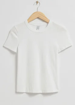 Store Ribbet Cropped T-Shirt Kvinder Toppe