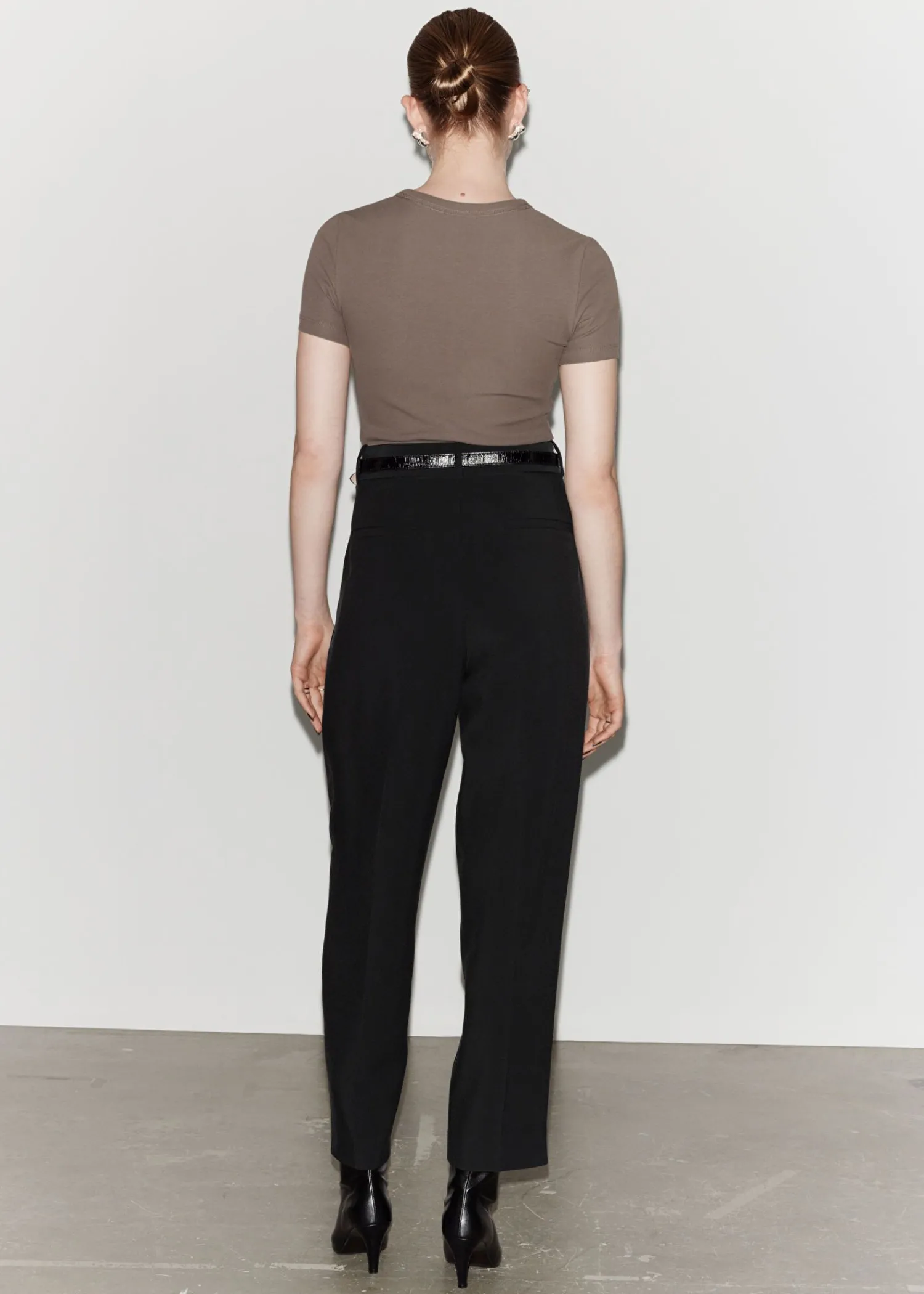 Best Sale Ribbet Cropped T-Shirt Kvinder Toppe