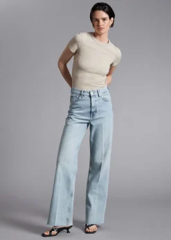 New Ribbet Cropped T-Shirt Kvinder Toppe