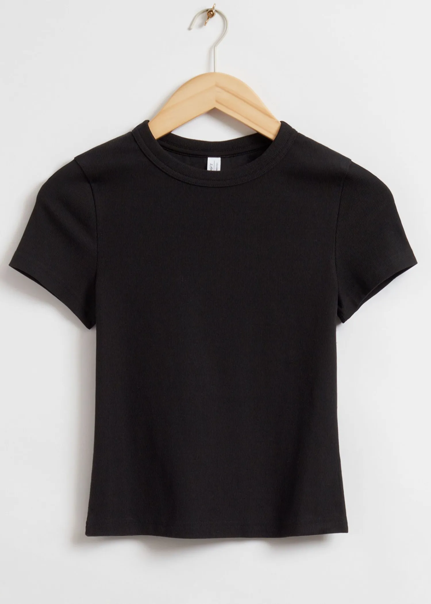 Store Ribbet Cropped T-Shirt Kvinder Toppe