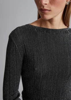 Best Ribbet Glitter Top Kvinder Toppe