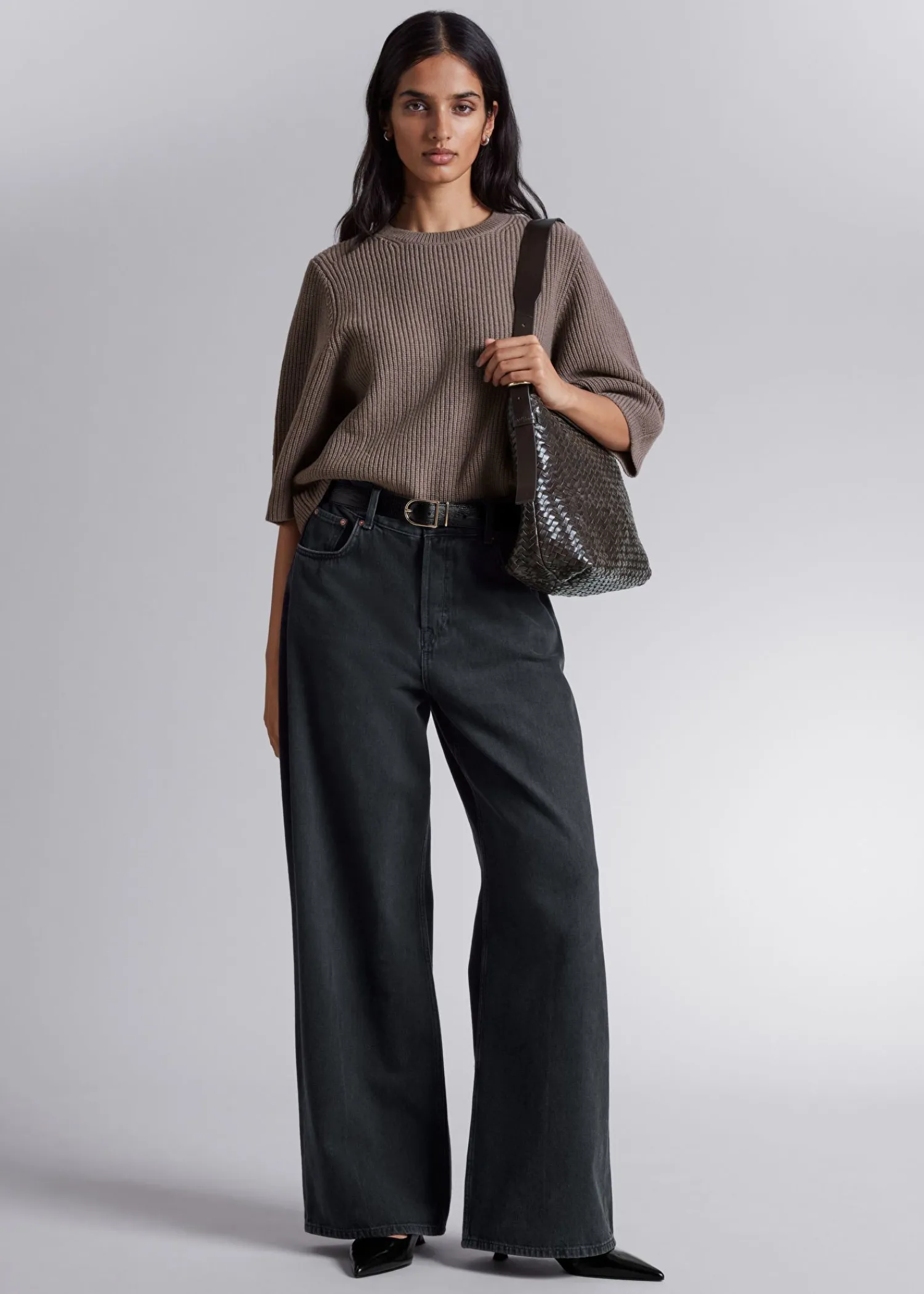 Fashion Ribbet Merino Top Kvinder Toppe