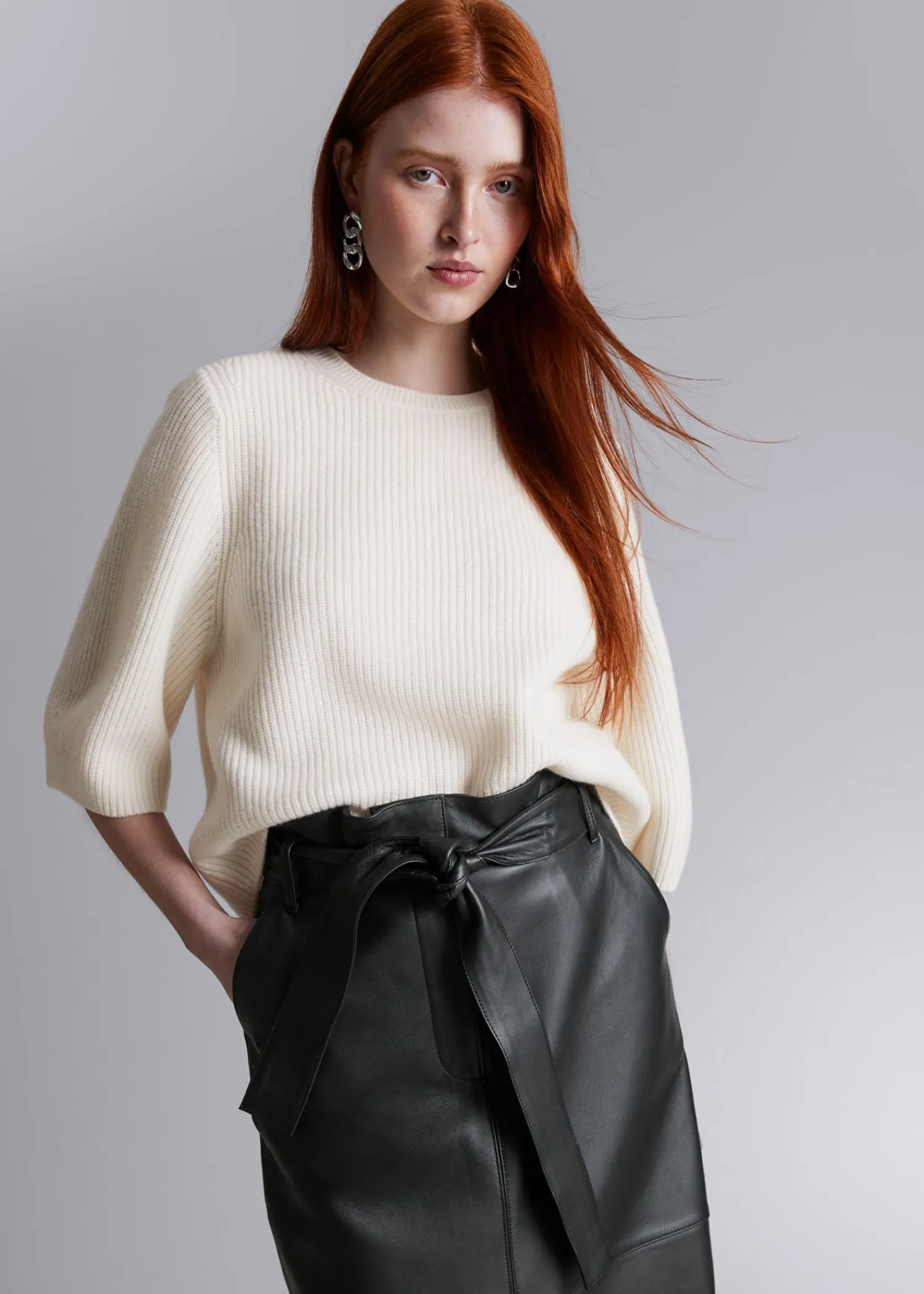 Cheap Ribbet Merino Top Kvinder Toppe