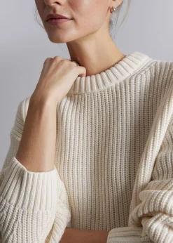 Online Ribbet Striktroje Kvinder Strik